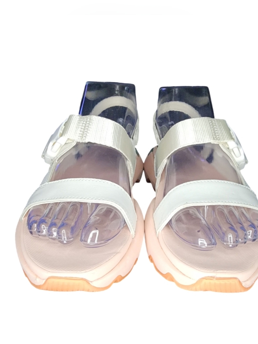 SOREL Sea Salt & Peach Blossom Kinetic Impact Sling Sandals, Womens 6.5 - Picture 4 of 10